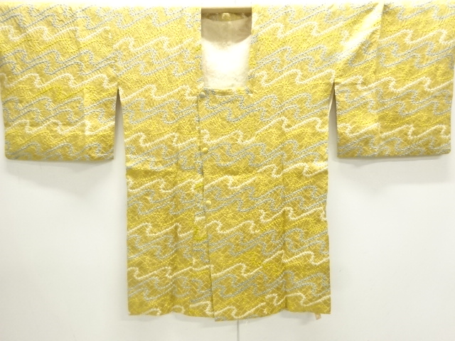 JAPANESE KIMONO / MICHIYUKI COAT / SHIBORI / WAVE